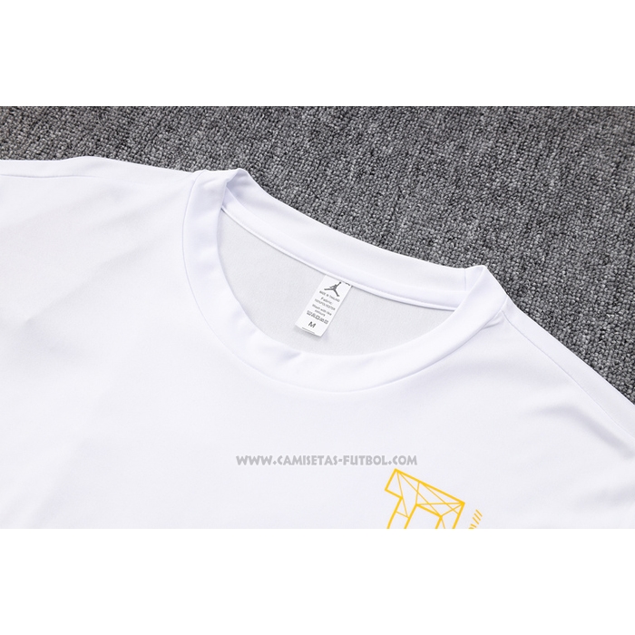 Chandal del Paris Saint-Germain Jordan Manga Corta 2023-2024 Blanco - Pantalon Corto